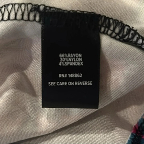 Torrid Mini Ponte Off Shoulder Black Floral Print Skater Dress Size 5 NWT Dressy - Picture 8 of 11